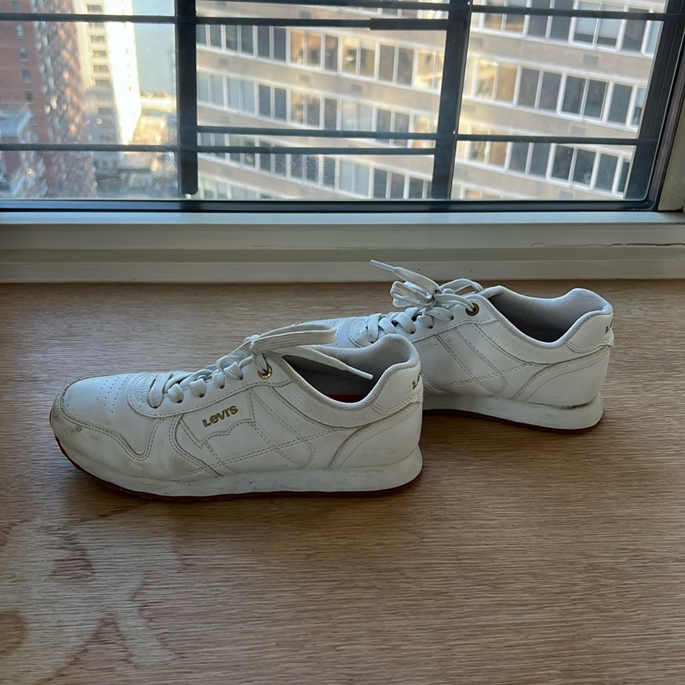 White Levi Shoes